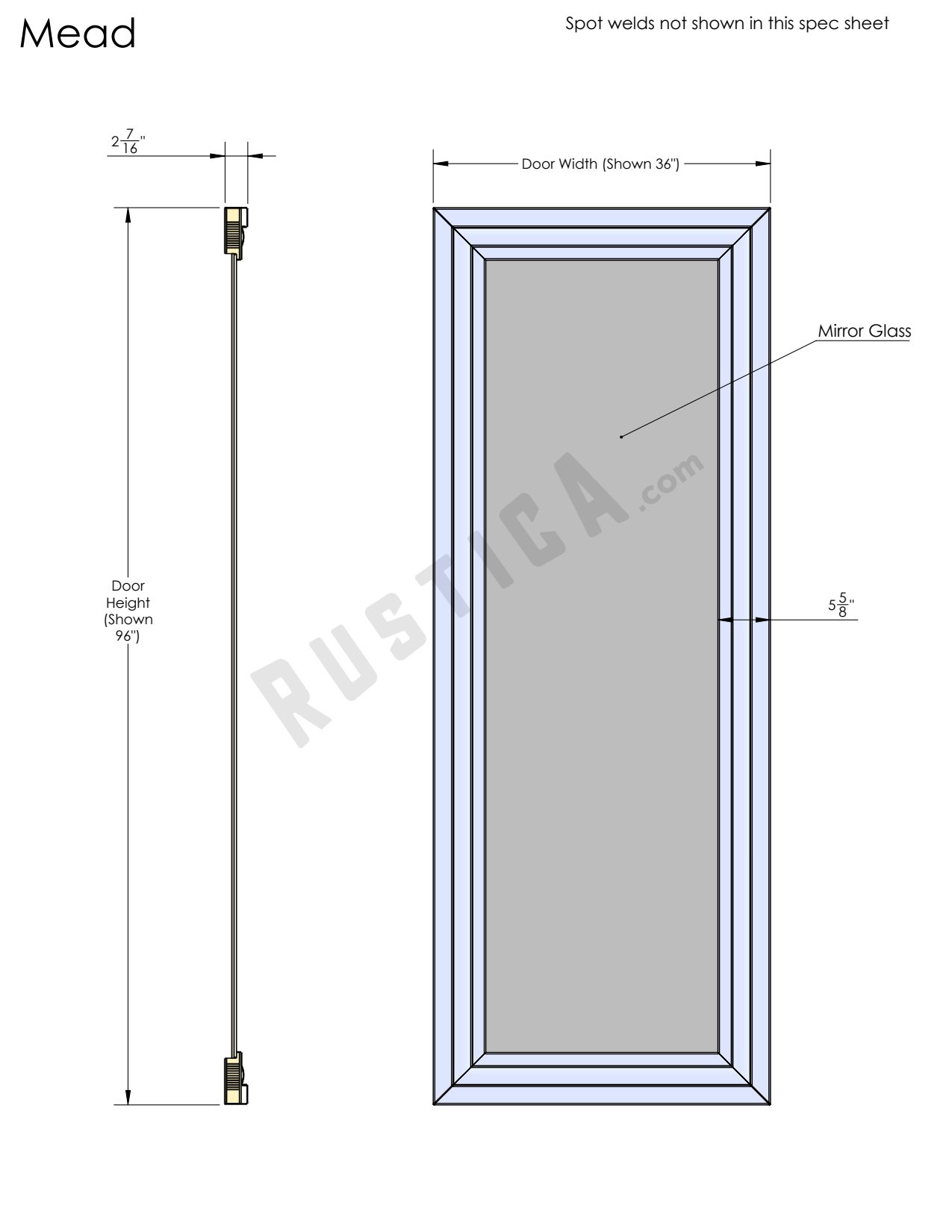 Mead Barn Door Rustica